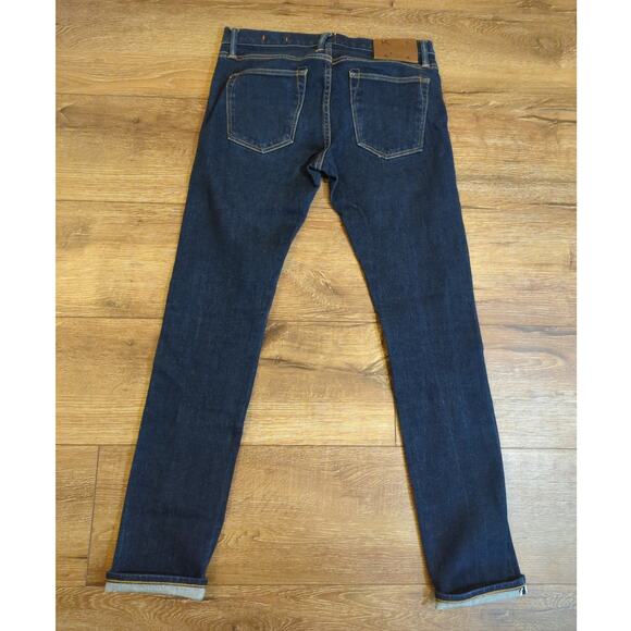 Hiroshi Kato Jeans Men's 30x30 The Needle Skinny 4-Way Selvedge Blue Denim USA - Picture 6 of 11